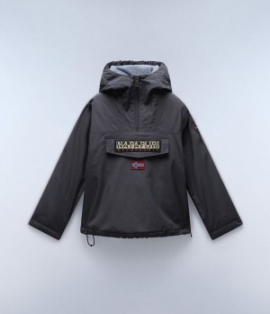 Anoraks Napapijri Rainforest Winter Anorak Jacket (4-16 YEARS) παιδικα σκούρο γκρι | 562TJPGER