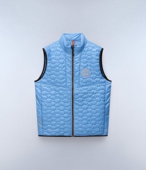 Gilet Napapijri Sarine Vest ανδρικα μπλε γκρι | 753MBOWCL