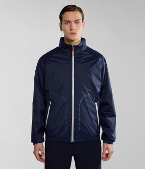 Lightweight Jackets Napapijri Cloudy Windbreaker ανδρικα σκούρο μπλε | 581DZWJCQ