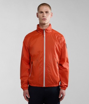 Lightweight Jackets Napapijri Cloudy Windbreaker ανδρικα πορτοκαλι | 261TDOCEK