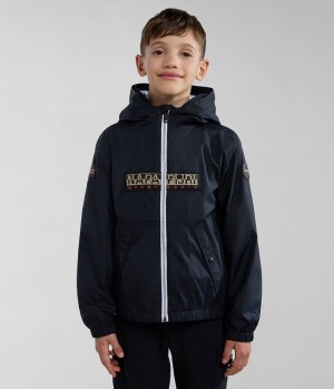 Short Jackets Napapijri Cree Short Jacket (4-16 YEARS) παιδικα μαυρα | 387UVIKTM