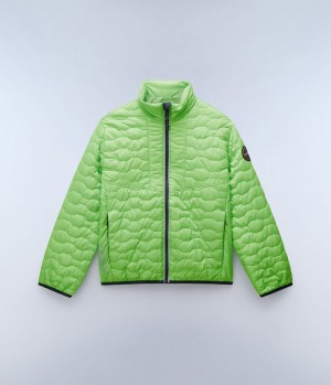 Short Jackets Napapijri Sarine Puffer Jacket (4-16 YEARS) παιδικα πρασινο | 743IJLUKV