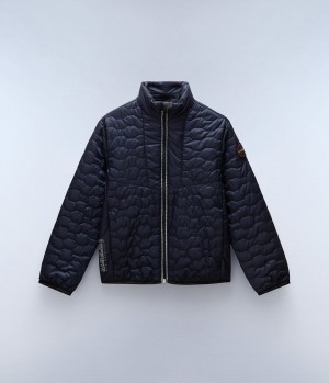 Short Jackets Napapijri Sarine Puffer Jacket (4-16 YEARS) παιδικα σκούρο μπλε | 946RQGPFN