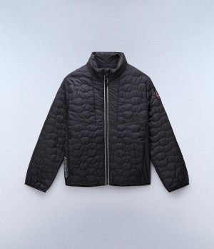 Short Jackets Napapijri Sarine Puffer Jacket (4-16 YEARS) παιδικα μαυρα | 524XIEPWR