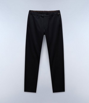 Παντελόνι Chino Napapijri Dease Tech Winter Chino Trousers ανδρικα μαυρα | 584CDSIVE