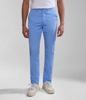 Παντελόνι Chino Napapijri Puyo Summer Chino Trousers ανδρικα μπλε με λουλουδια | 251JTRIYG