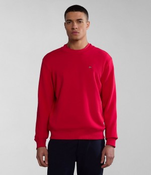 Φούτερ Napapijri Balis Summer Sweatshirt ανδρικα κοκκινα | 512MGKUVT