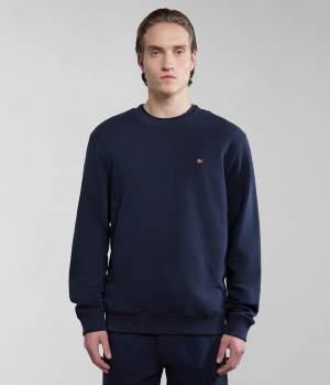 Φούτερ Napapijri Balis Summer Sweatshirt ανδρικα σκούρο μπλε | 597AWCGYT