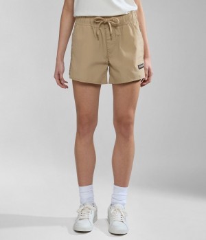 Σορτσ Napapijri Boyd Bermuda Shorts γυναικεια Μπεζ | 861HUITCK