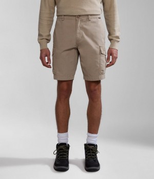 Σορτσ Napapijri Deline Bermuda Shorts ανδρικα Μπεζ | 904HNWDLG