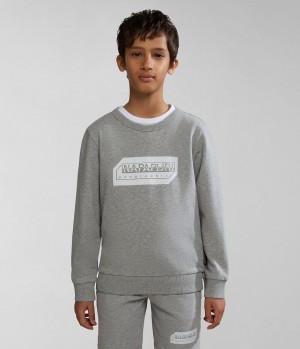 Φούτερ Napapijri Kitik Sweatshirt (4-16 YEARS) παιδικα γκρι | 105PRTQNH