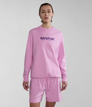 Φούτερ Napapijri Kreis Sweatshirt γυναικεια ροζ | 187XGAQHU