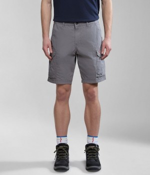 Σορτσ Napapijri Noto Bermuda Shorts ανδρικα γκρι | 690AHUTSY