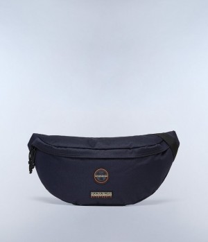 Τσαντεσ Napapijri Voyage Waist Bag ανδρικα σκούρο μπλε | 358RWFHGX