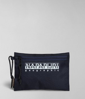 μικρά πορτοφόλια Napapijri Hornby Pencil Case ανδρικα σκούρο μπλε | 429SNPAXZ