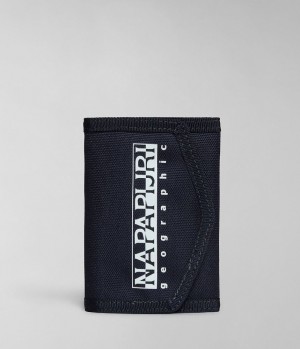 μικρά πορτοφόλια Napapijri Hornby Wallet ανδρικα σκούρο μπλε | 395AWLXIO