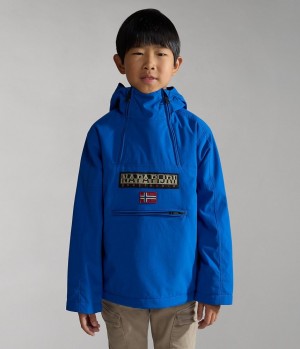 Μπουφάν Βροχής Napapijri Northfarer Winter Anorak Jacket (4-16 YEARS) παιδικα ανοιχτο μπλε | 945MACBPT