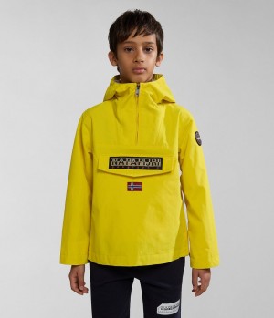 Μπουφάν Βροχής Napapijri Rainforest Summer Anorak Jacket (4-16 YEARS) παιδικα κίτρινα | 937FLJDIR