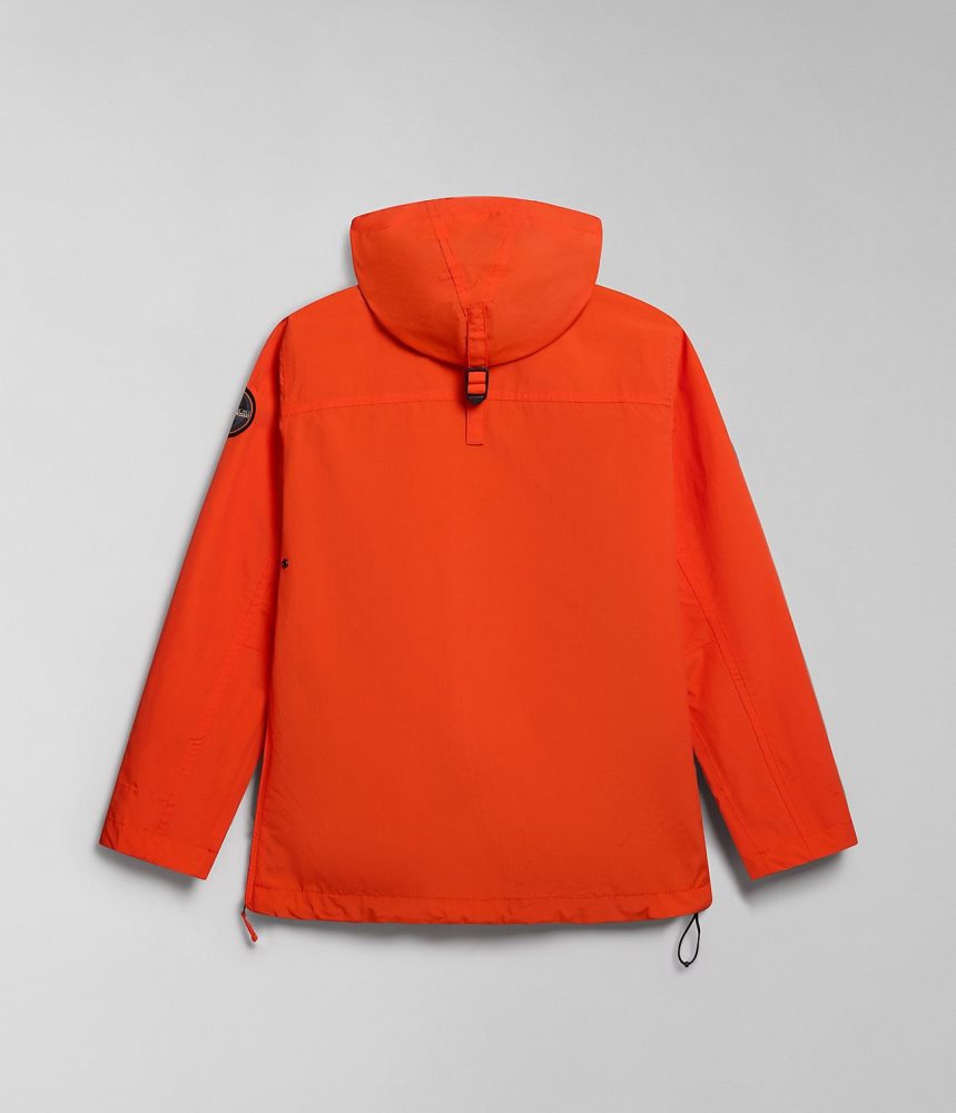 Anoraks Napapijri Rainforest Pocket Summer Anorak Jacket ανδρικα πορτοκαλι | 734SGUWCN