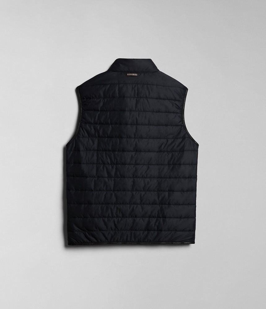 Gilet Napapijri Acalmar Vest ανδρικα μαυρα | 491WYFOUR