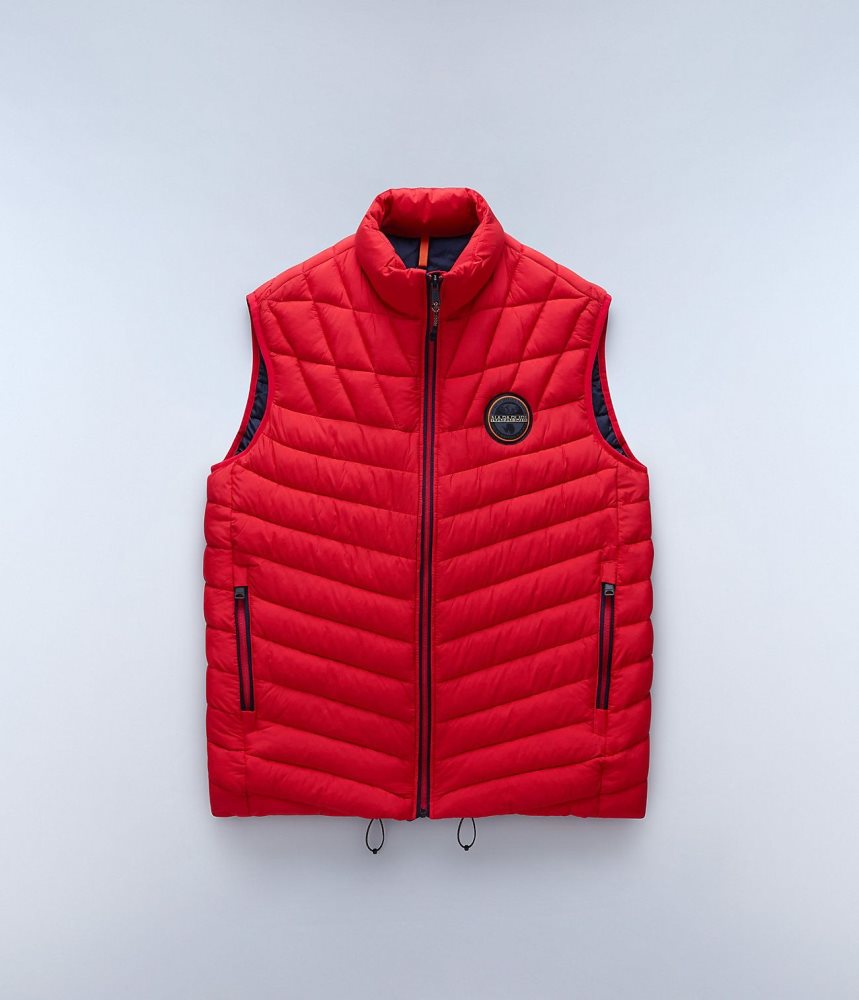 Gilet Napapijri Lapaz Vest ανδρικα κοκκινα | 876ODFENM