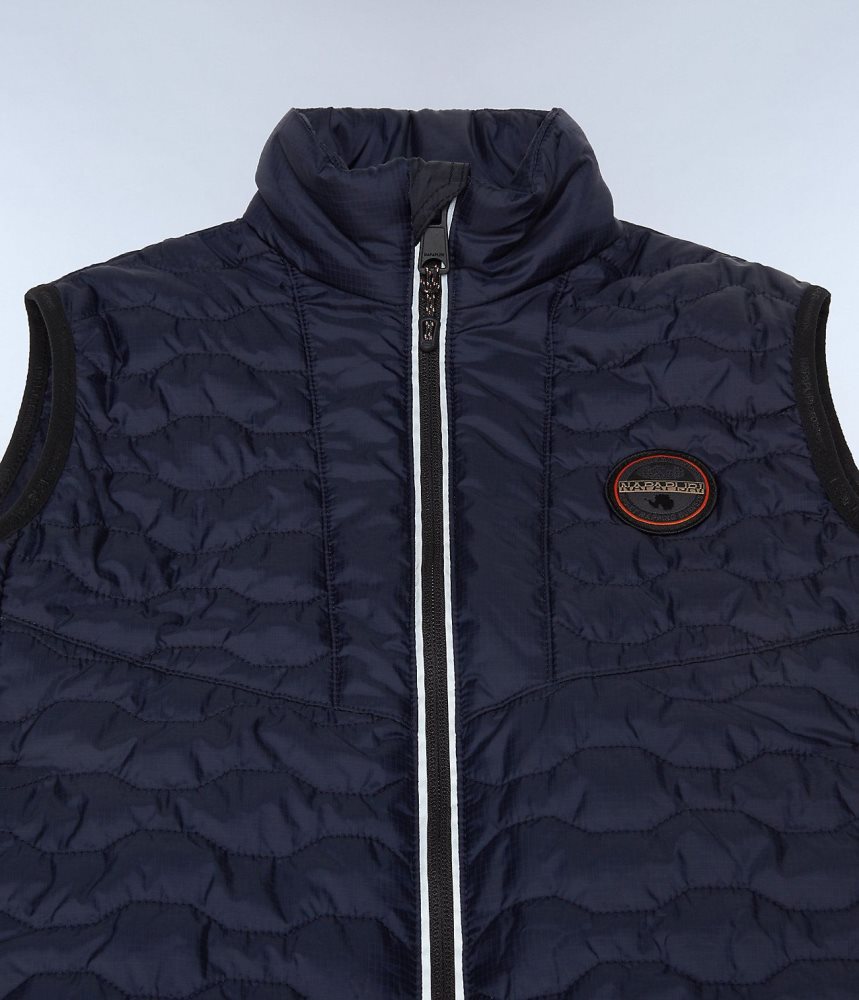 Gilet Napapijri Sarine Vest (4-16 YEARS) παιδικα σκούρο μπλε | 056RMHEVB