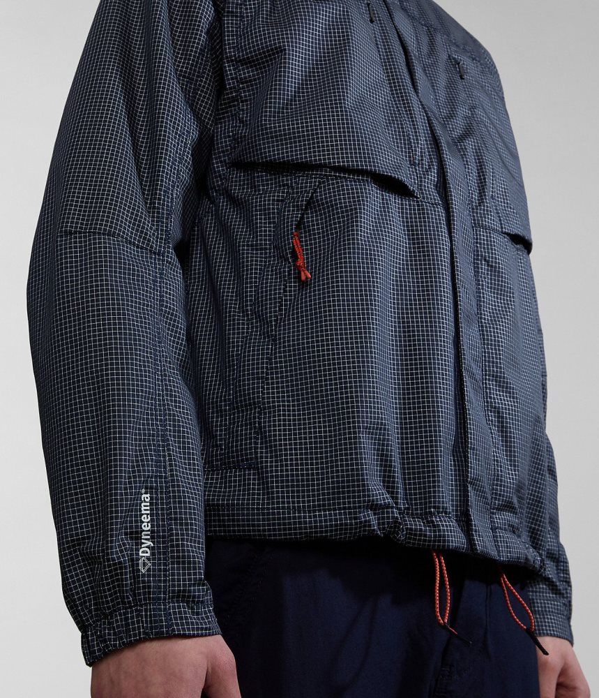 Lightweight Jackets Napapijri Makay Windbreaker with Dyneema ανδρικα σκούρο μπλε | 241UTHPLD