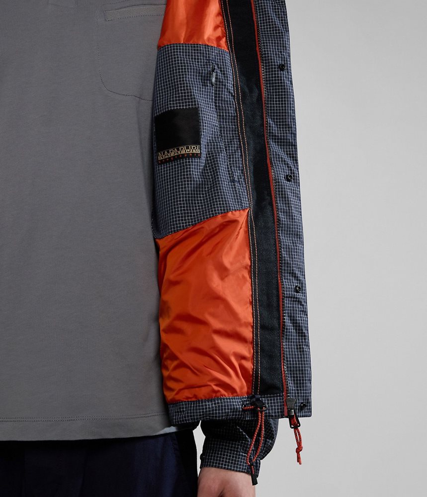 Lightweight Jackets Napapijri Makay Windbreaker with Dyneema ανδρικα σκούρο μπλε | 241UTHPLD