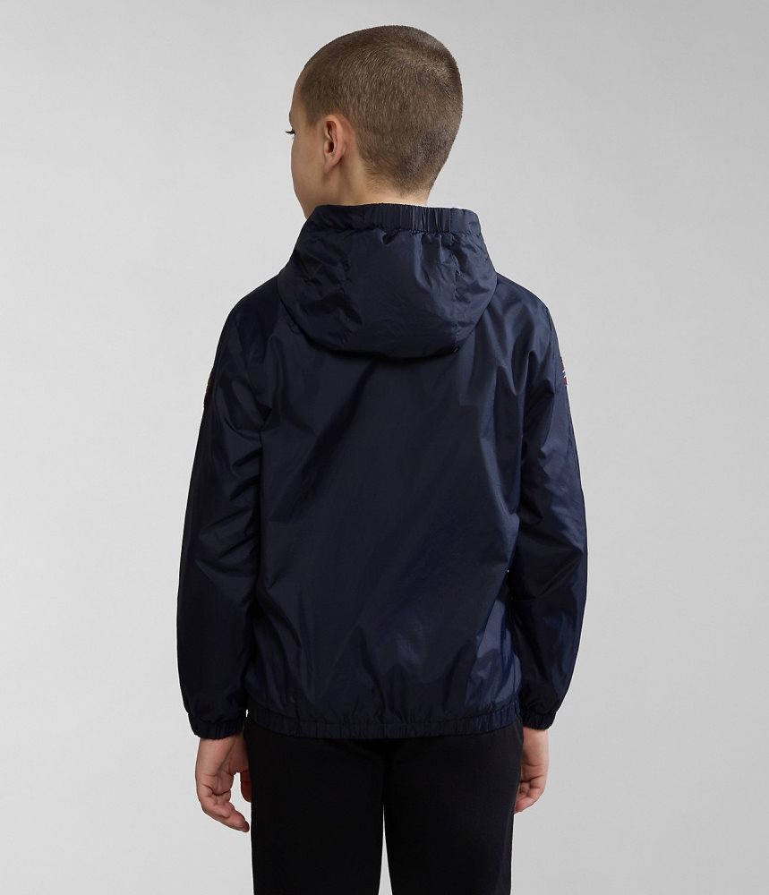 Short Jackets Napapijri Cree Short Jacket (4-16 YEARS) παιδικα σκούρο μπλε | 325CFMDVJ