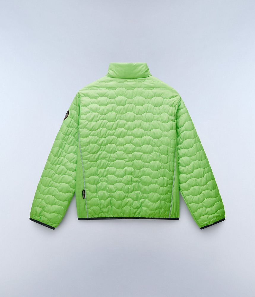 Short Jackets Napapijri Sarine Puffer Jacket (4-16 YEARS) παιδικα πρασινο | 743IJLUKV