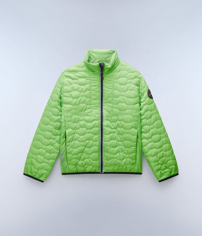 Short Jackets Napapijri Sarine Puffer Jacket (4-16 YEARS) παιδικα πρασινο | 743IJLUKV