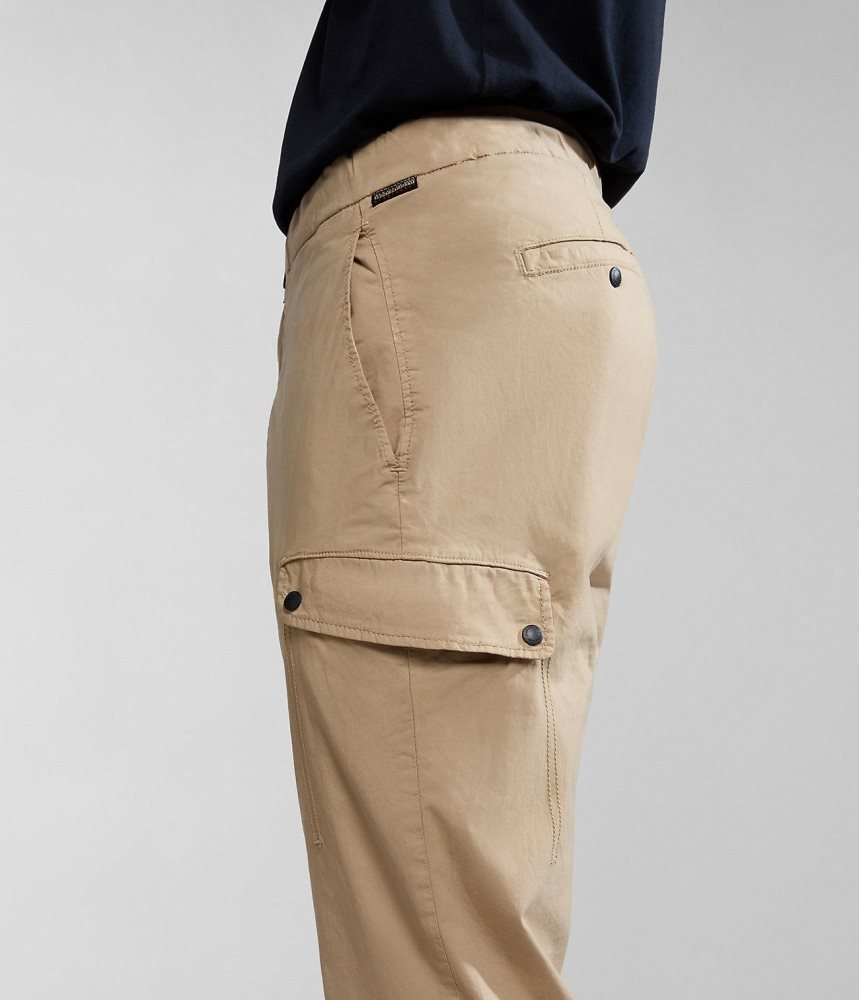 Παντελονι Cargo Napapijri Dease Cargo Trousers ανδρικα Μπεζ | 521SOKMTE