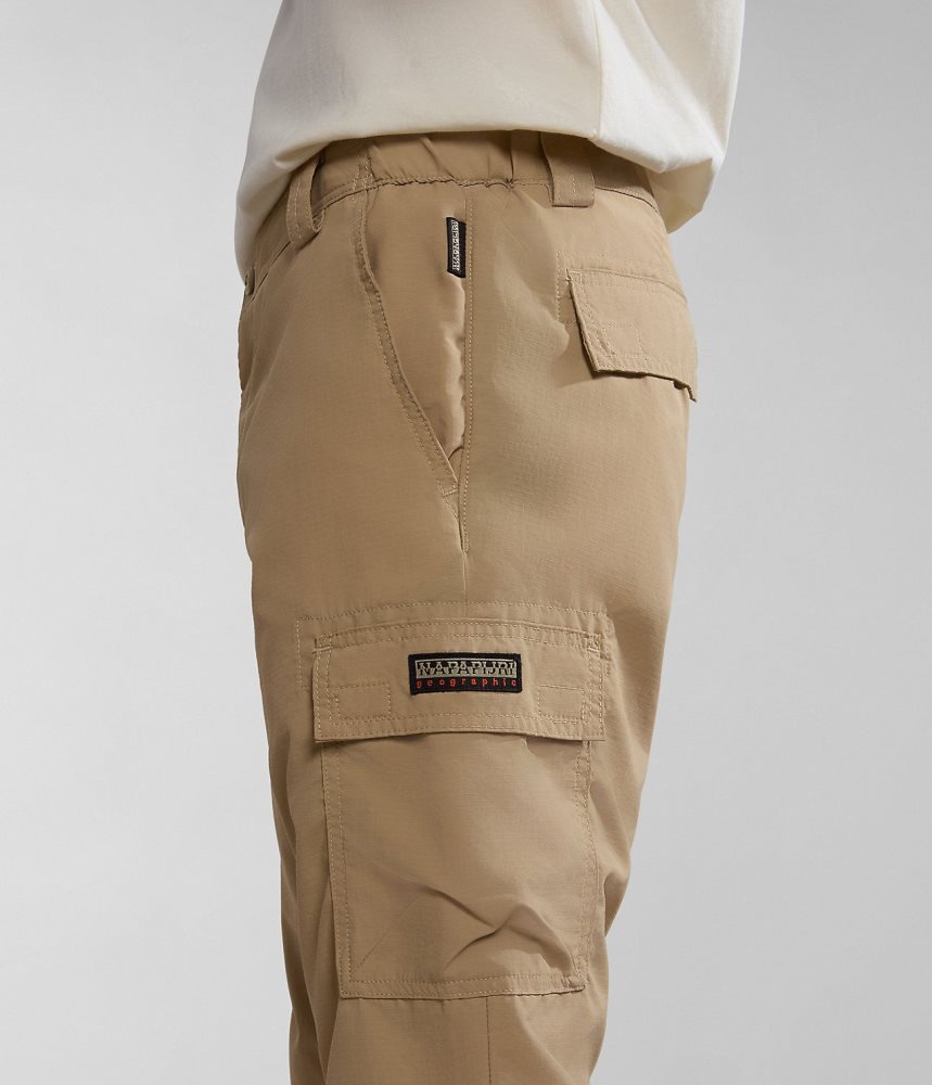 Παντελονι Cargo Napapijri Faber Cargo Trousers ανδρικα Μπεζ | 153RCQIOW