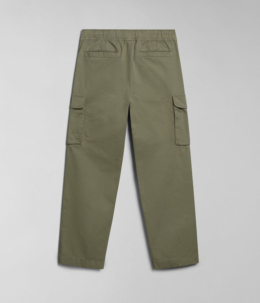 Παντελονι Cargo Napapijri Faber Cargo Trousers γυναικεια πρασινο | 286GBEOZJ