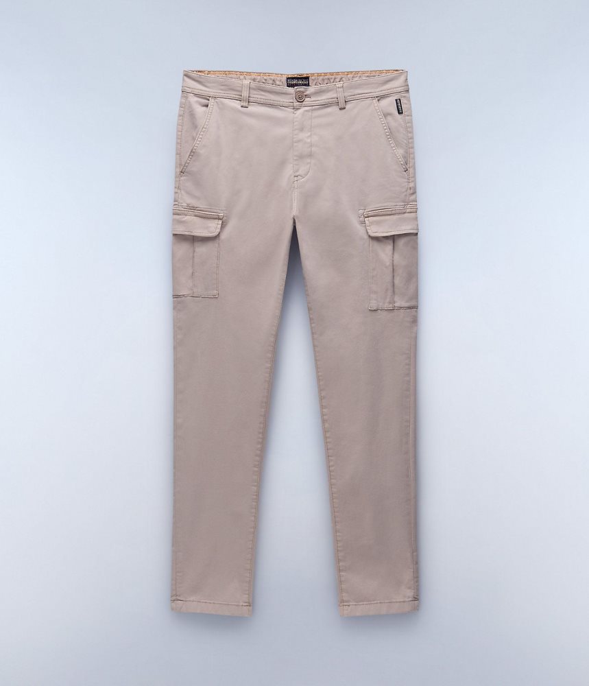 Παντελονι Cargo Napapijri Yasuni Cargo Trousers ανδρικα Μπεζ | 630UGDNIA