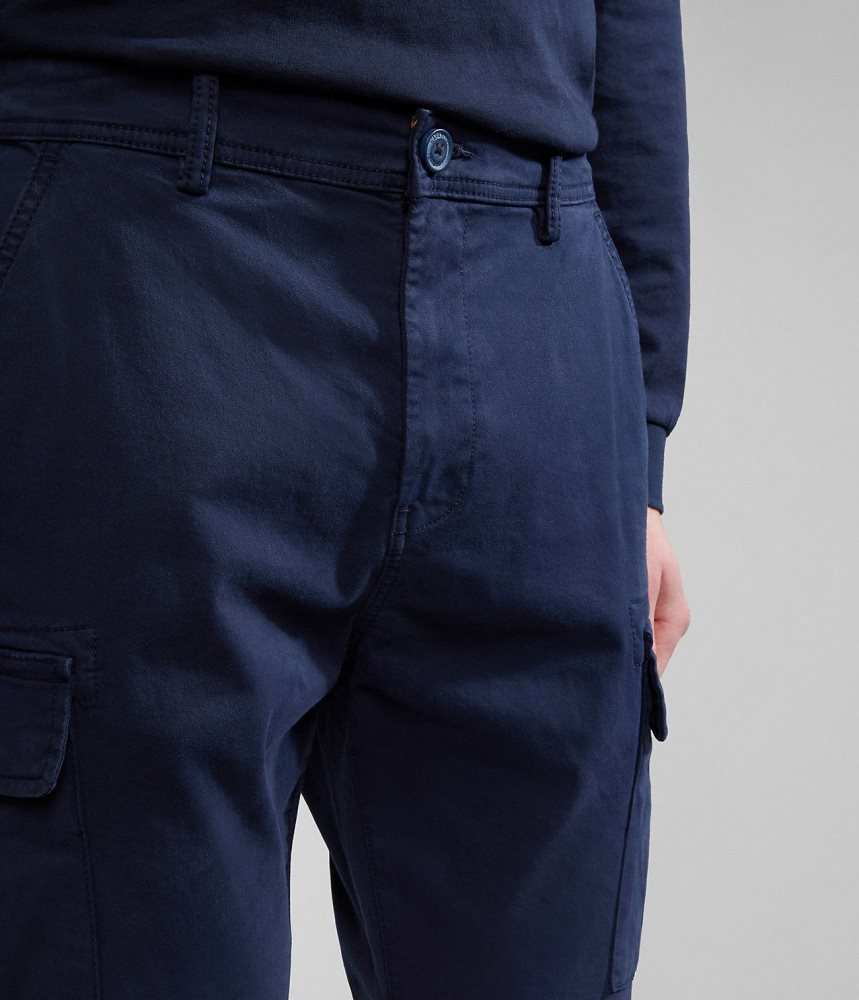 Παντελονι Cargo Napapijri Yasuni Cargo Trousers ανδρικα σκούρο μπλε | 380QYVNHE