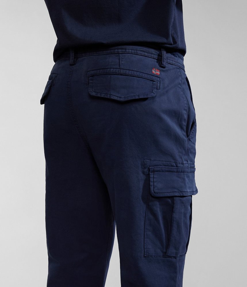 Παντελονι Cargo Napapijri Yasuni Cargo Trousers ανδρικα σκούρο μπλε | 380QYVNHE