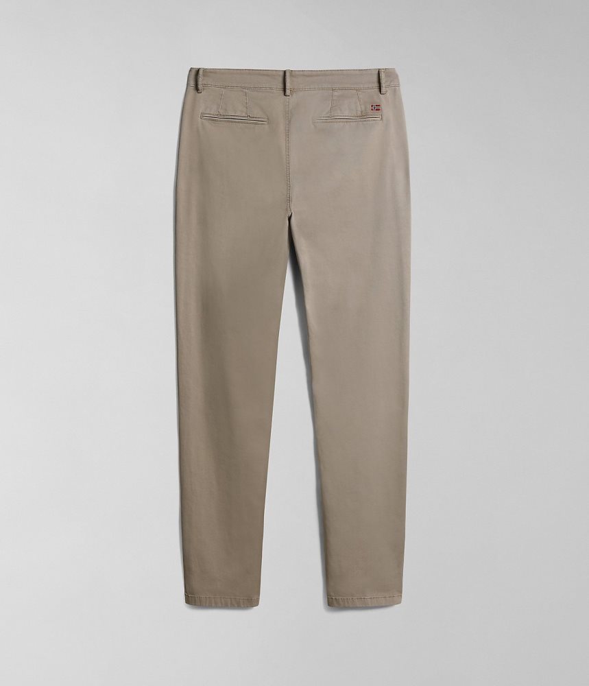 Παντελόνι Chino Napapijri Puyo All-Seasons Chino Trousers ανδρικα Μπεζ | 597WHFKOV