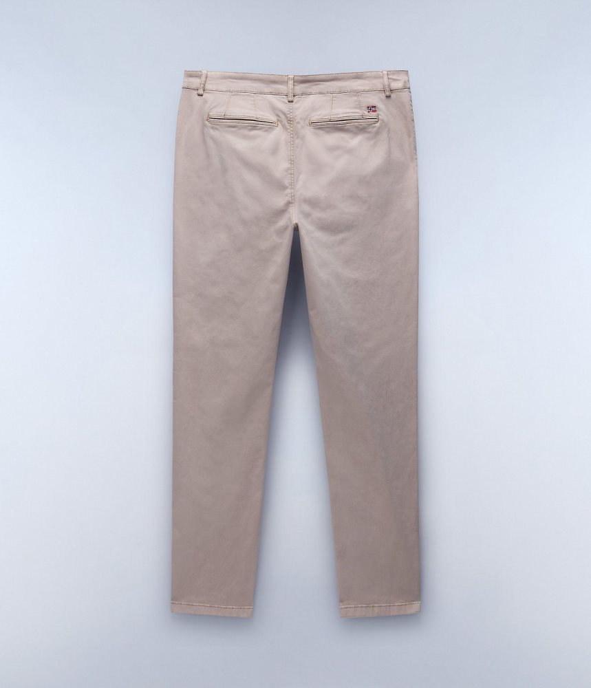 Παντελόνι Chino Napapijri Puyo All-Seasons Chino Trousers ανδρικα Μπεζ | 286TWIAXR