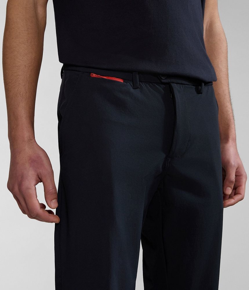 Παντελονι Jogger Napapijri Dease Tech Trousers ανδρικα μαυρα | 423MESQUW