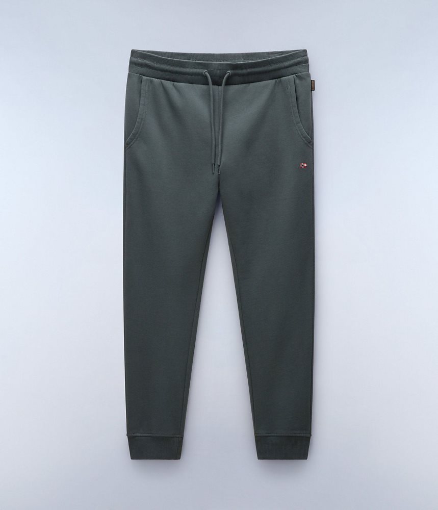 Παντελονι Jogger Napapijri Malis Fleece Trousers ανδρικα πρασινο | 697LYCVFZ