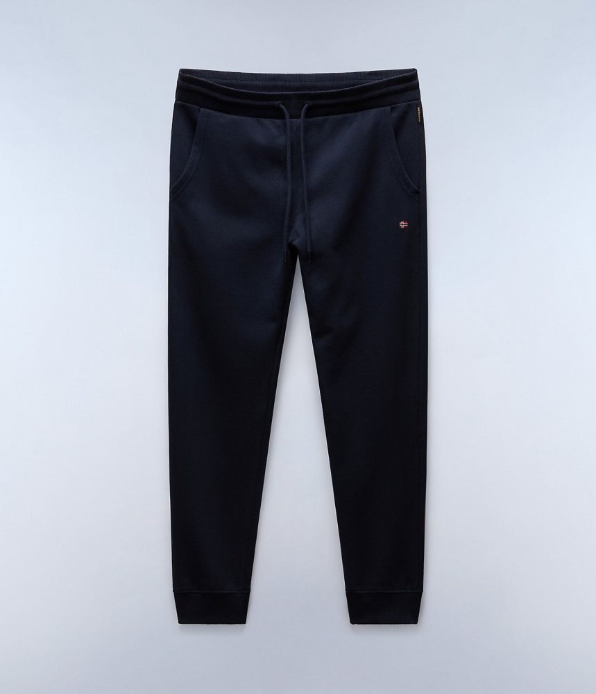 Παντελονι Jogger Napapijri Malis Fleece Trousers ανδρικα σκούρο μπλε | 632UFWGJP