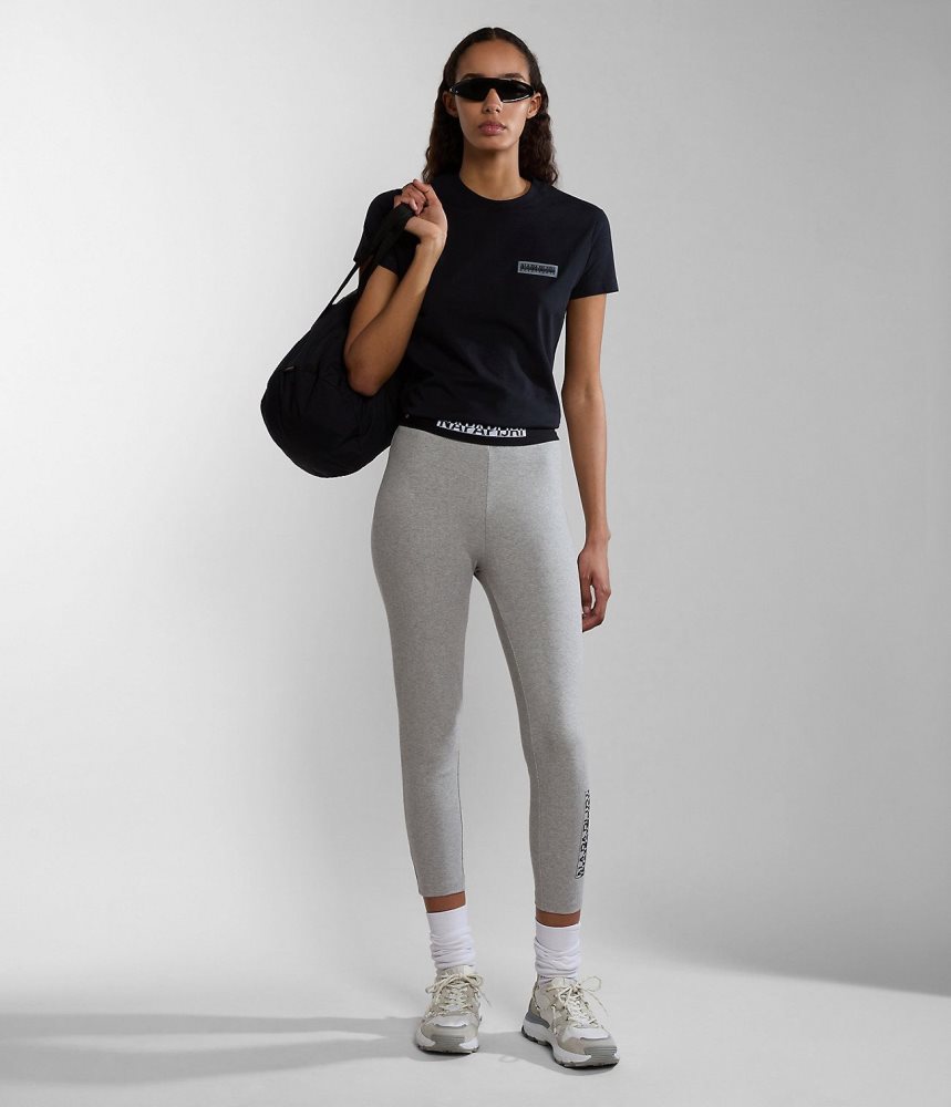 Κολαν Napapijri Box Leggings γυναικεια γκρι | 809FCOEVD