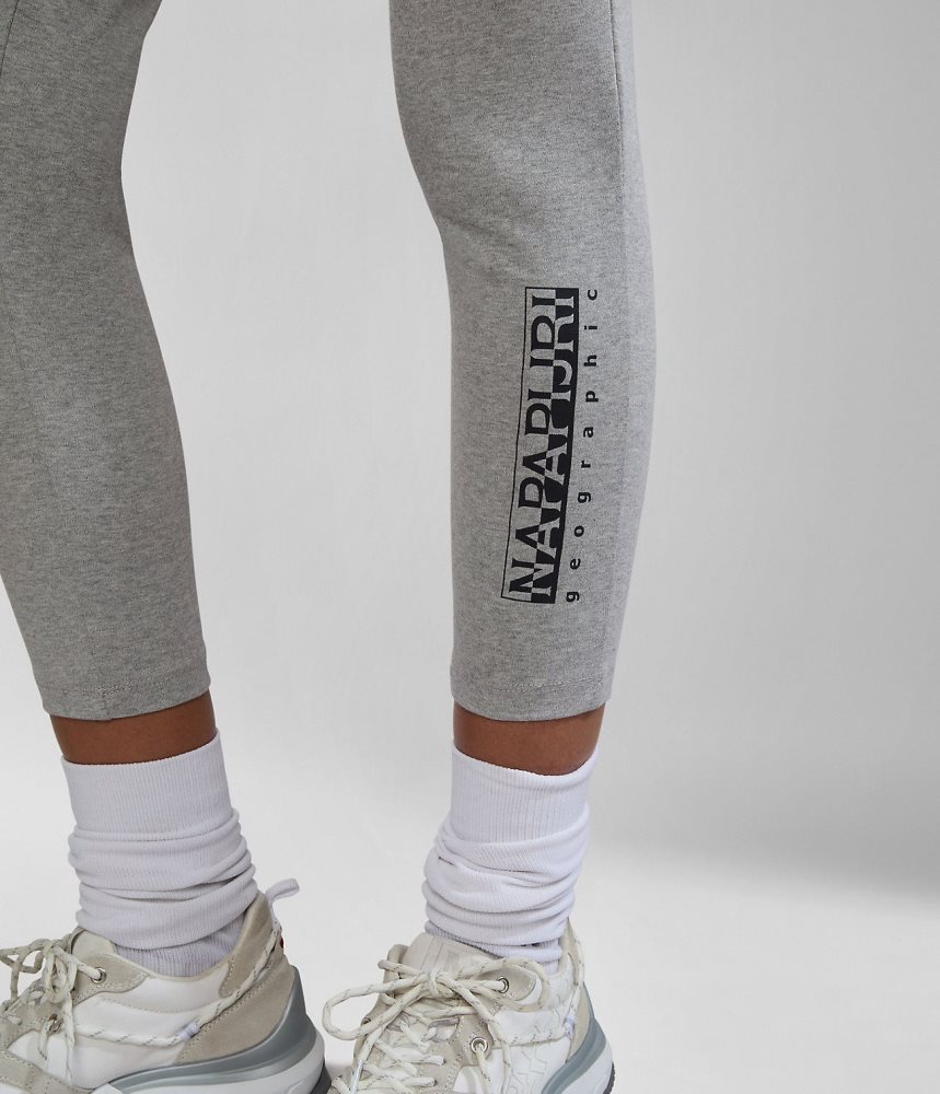 Κολαν Napapijri Box Leggings γυναικεια γκρι | 809FCOEVD