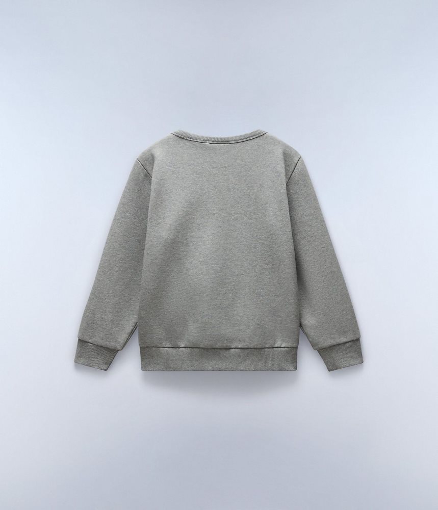 Φούτερ Napapijri Chamois Sweatshirt (4-16 YEARS) παιδικα γκρι | 390BAGQCH