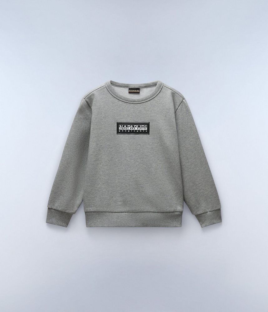 Φούτερ Napapijri Chamois Sweatshirt (4-16 YEARS) παιδικα γκρι | 390BAGQCH