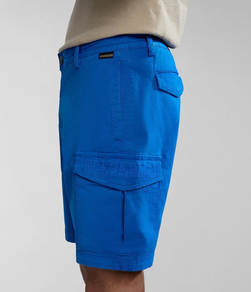 Σορτσ Napapijri Deline Bermuda Shorts ανδρικα μπλε | 036XLNFRA