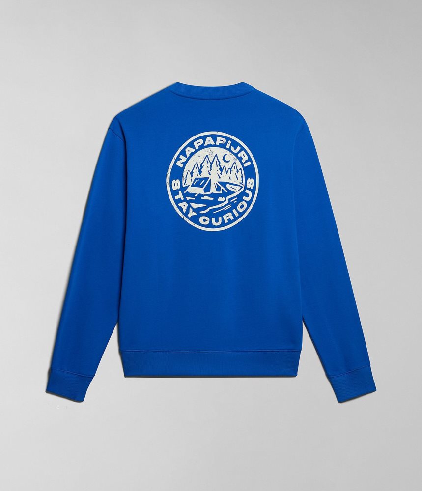 Φούτερ Napapijri Faber Sweatshirt γυναικεια μπλε | 086LRNIHF