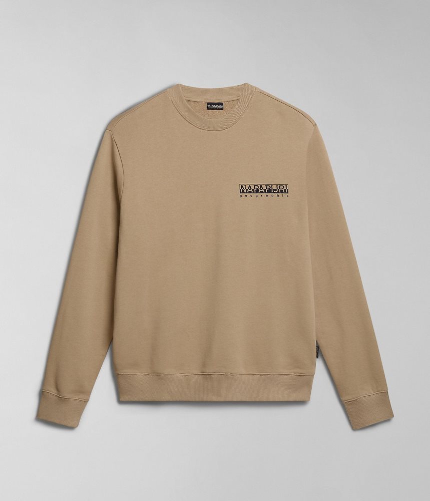 Φούτερ Napapijri Faber Sweatshirt γυναικεια Μπεζ | 653XRQVAK