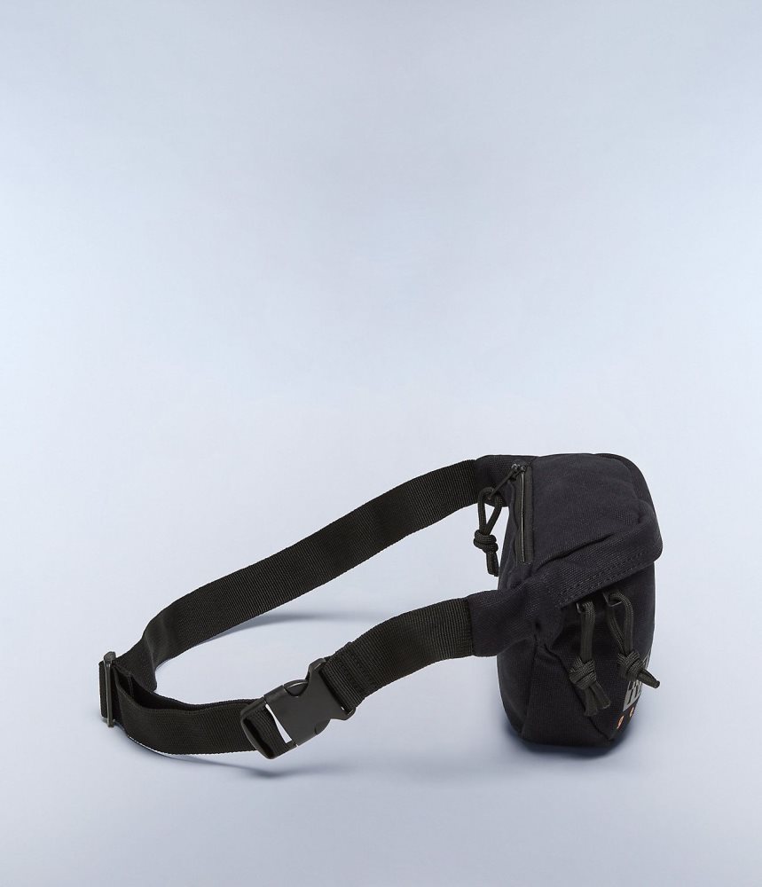 Τσαντεσ Napapijri Hering Waist Bag παιδικα μαυρα | 769XSRBFD